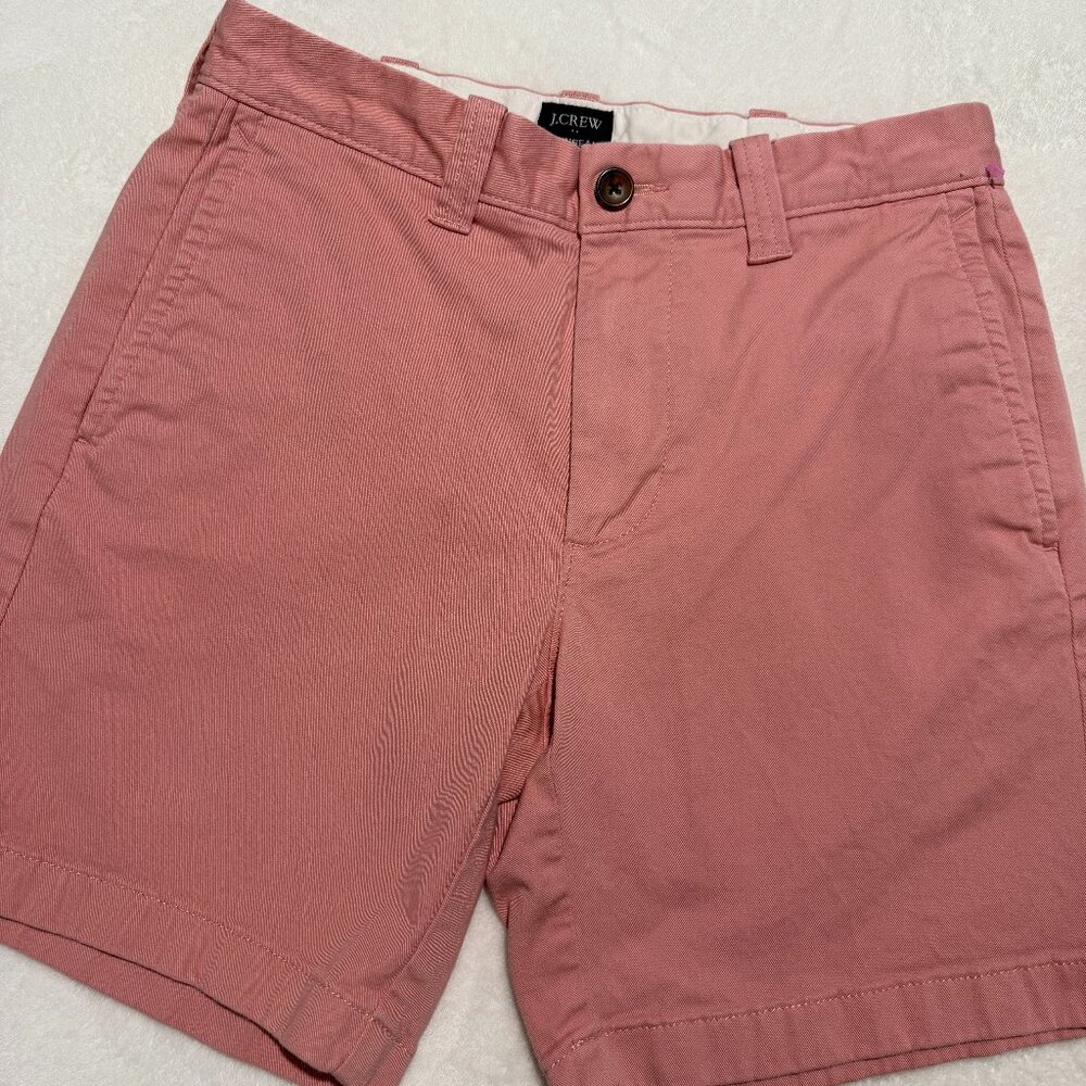 J.Crew Men's Chino Shorts Size 28 Pink
